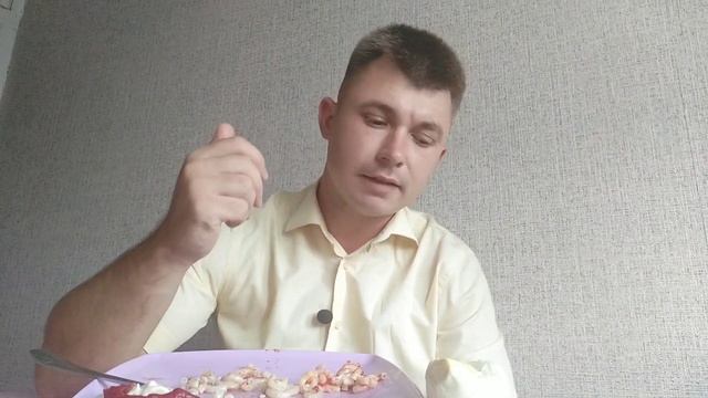 Мукбанг Обжор Макароны с Обжареной Колбасой / КАК НАУЧИТЬСЯ ПРОЩАТЬ ДРУГ ДРУГА#MUKBANG
