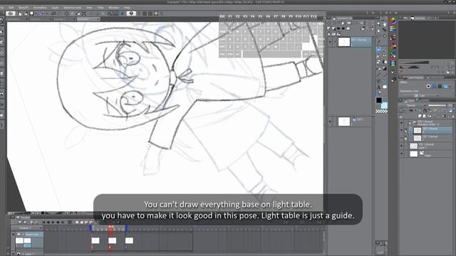 [How to] Animation in CLIP STUDIO PAINT #3 Light Table смотреть онлайн