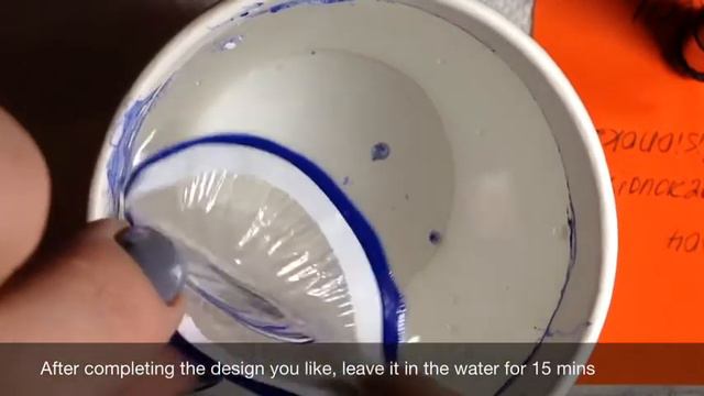 How to create Abstract Water Marble / Абстрактный Водный Мраморный Маникюр смотреть онлайн