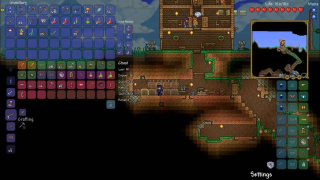 Let's Play! - Terraria BLIND (Part 23 - "FACE MONSTER!?!?") смотреть онлайн