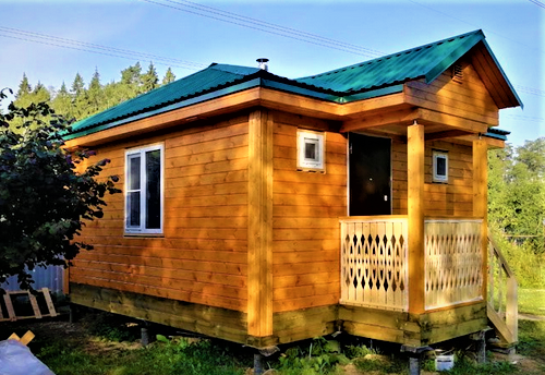 Люблю забанить в баньке на все! Баня 5х5 в Щелковском районе по проекту заказчика в короткие сроки смотреть онлайн