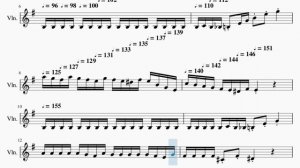 Violin Sheet Music: How to play RUSH E by Sheet Music Boss