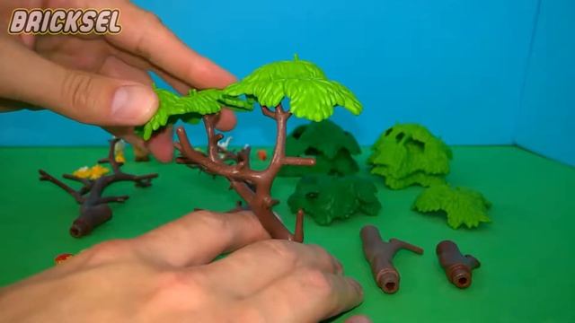Садовые деревья. Часть 6. Средняя верхушка дерева Playmobil. Обзор. Как строить дерево Плеймобил. смотреть онлайн