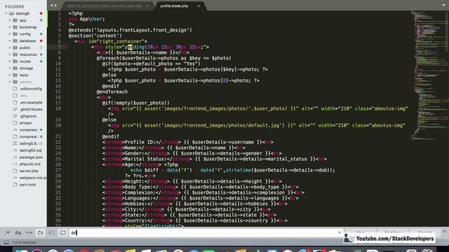#74 Make Dating/Social Networking in Laravel 6.0 | Favorite Profiles (I) смотреть онлайн