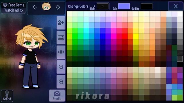how to make adrien in gacha club! смотреть онлайн