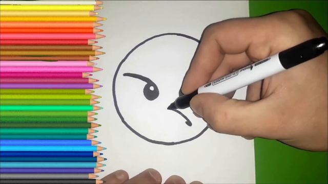 Bolalar uchun tabassum qilish/Рисуем смайлик для детей/Draw a smiley face for children смотреть онлайн