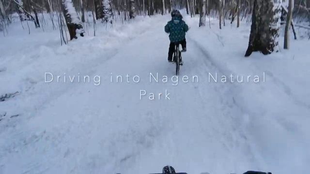 Ekenäs winter bike ride. Hagen natural park. смотреть онлайн