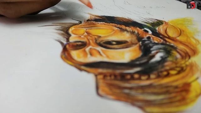 Hanuman Jayanti Special painting sketch - 2018, whatsapp status video. Shanivar special.हनुमान जयंत смотреть онлайн