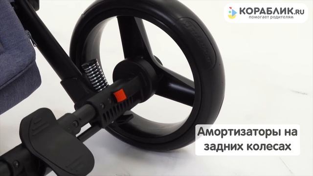 Коляска классическая 2 в 1 Be2Me «Cascade» смотреть онлайн