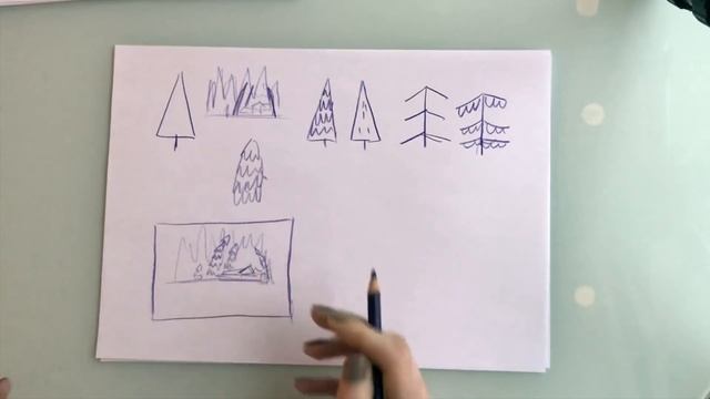 Урок 2. Новогодний лес. Онлайн-марафон с Сашей Балашовой