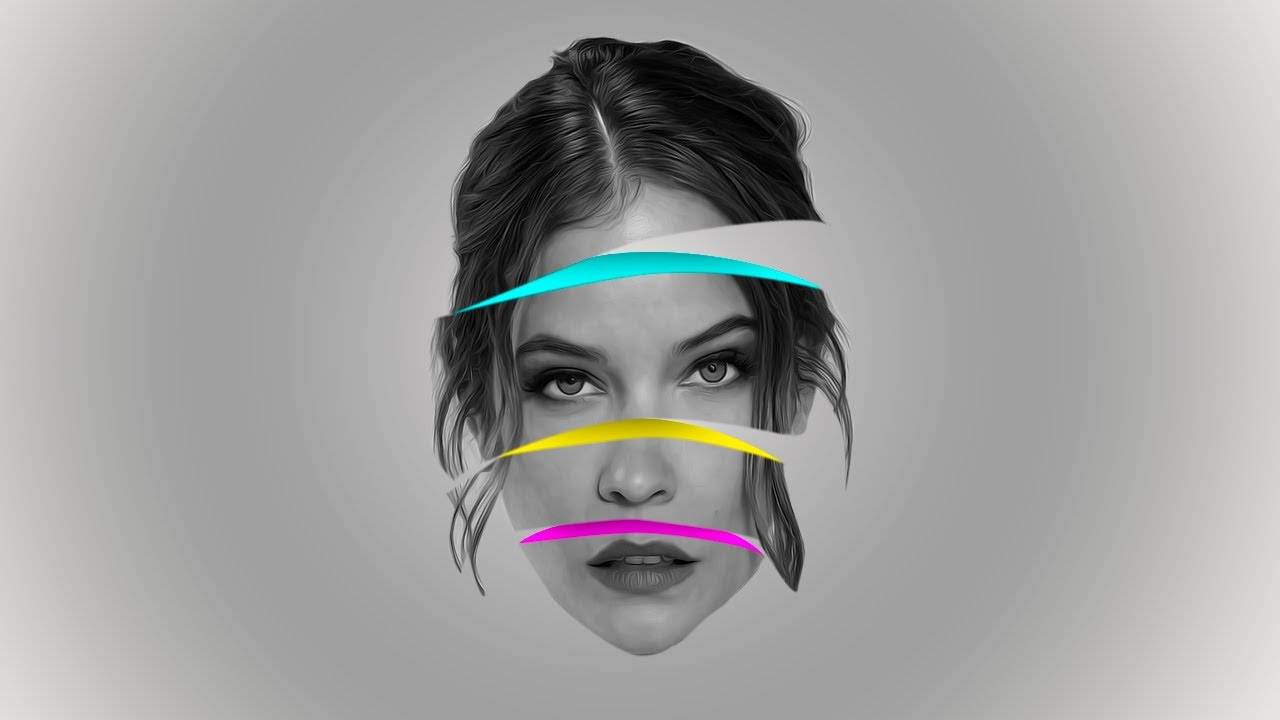 Слайс эффект в Adobe Photohop | Slice effect смотреть онлайн