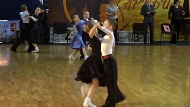 Илья и Мария, танго, дети 2, Д класс, 1.04.2018 смотреть онлайн