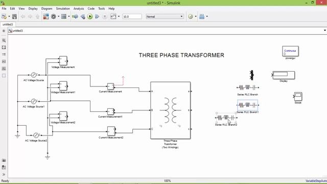 matlab simulation of three phase transformer смотреть онлайн