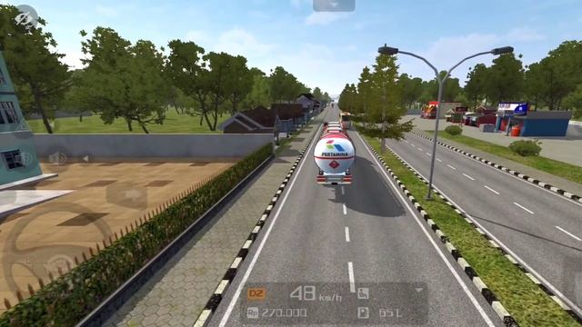 Volvo Globetrotter Cement Truck Driving - Indonesia Bus Simulator Mod - Android Gameplay #1 смотреть онлайн
