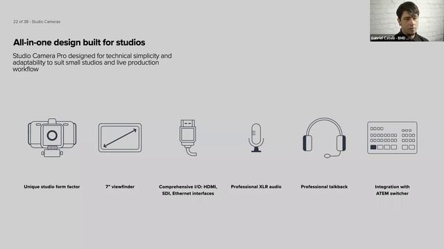 Studio Cameras for ATEM Mini Live Production – Blackmagic Design смотреть онлайн