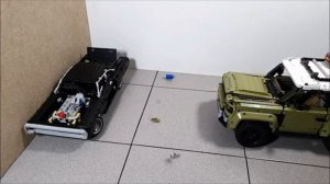 ЛЕГО МАШИНКИ...Ленд Ровер Дефендер ПРОТИВ Додж Чарджер ЛЕГО