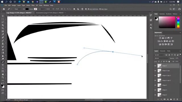 Creative Logo Design in Photoshop cc Tutorial смотреть онлайн