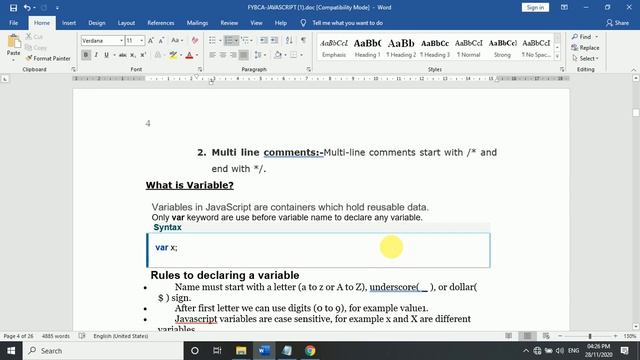 EXTERNAL JAVA SCRIPT FILE DEMO VARIABLE DECLARATION смотреть онлайн