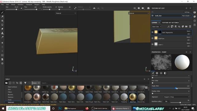 Game Asset Tutorial: Gold Bar (Part 2) - Texturing in Substance Painter смотреть онлайн