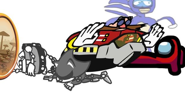 Mini Crewmate Kills 8 Sonic Characters | Among Us смотреть онлайн