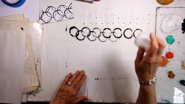 Abstract Art Journaling  - Art Journaling Ideas, Techniques & Process - How To Create Collage Paper