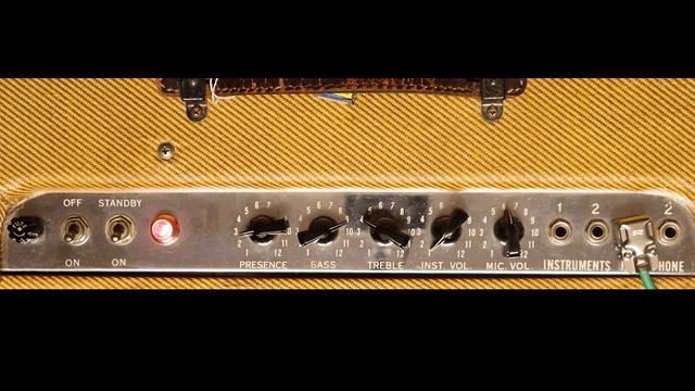 1954 Wide Panel Fender Twin Amp playthrough #lowpoweredtweedtwin смотреть онлайн