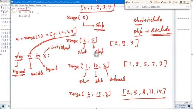 26 - Loops in Python, range() function in Python смотреть онлайн