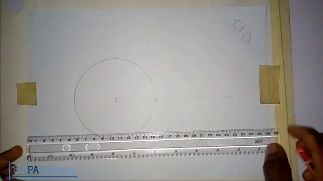How to Construct a Tangent on a Particular Point on the Circumference of a circle | Pa Academy смотреть онлайн