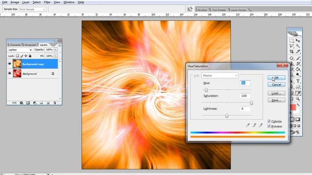 Adobe Photoshop : Как самому сделать абстрактный фон смотреть онлайн