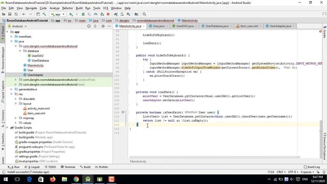 Room Database trong Android Part 2 (Check data & Update Data) - [Android Tutorial - #27] смотреть онлайн