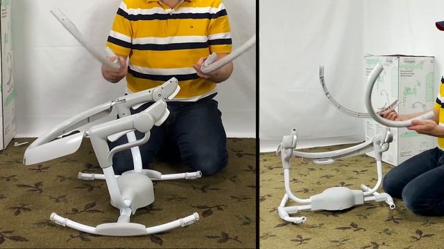 Ingenuity Swing Assembly - How to Put Together Ingenuity Dreamcomfort Inlighten Cradling Swing смотреть онлайн