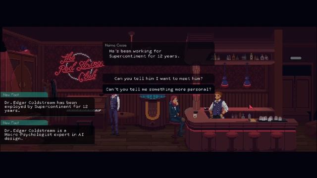 The Red Strings Club Player Ex Machina Achievement смотреть онлайн