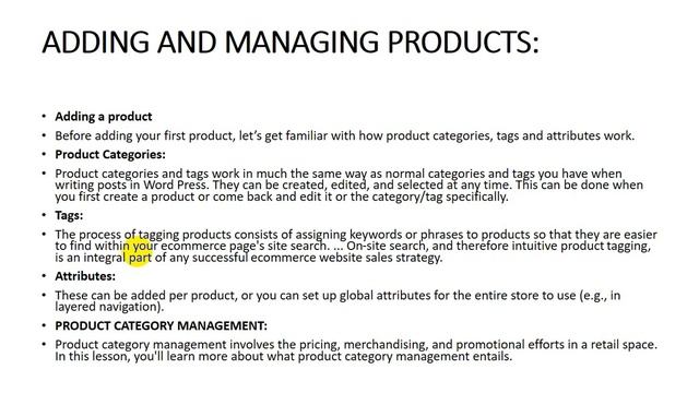 Managing Products and Categories смотреть онлайн