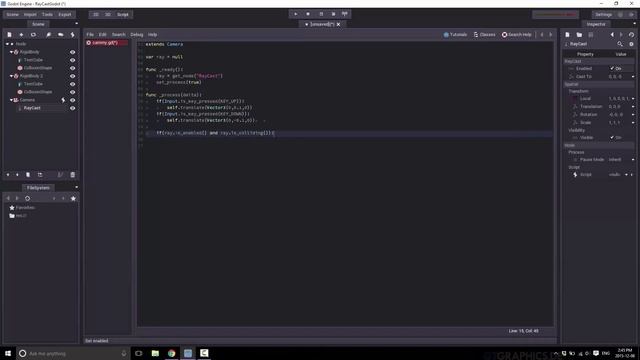 Godot Tutorials -- 3D Ray Casting смотреть онлайн