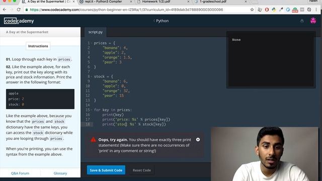 Codecademy - Python: Tutorial #10 смотреть онлайн