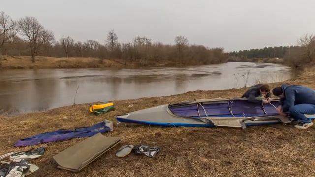 Сборка байдарки Маринка 3. Таймлапс. смотреть онлайн