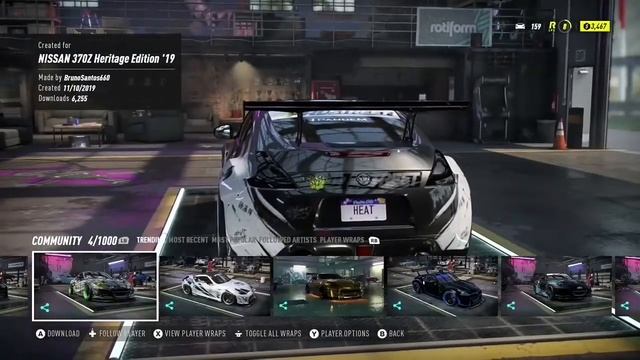 Customizing Nissan 370z | Need For Speed Heat смотреть онлайн