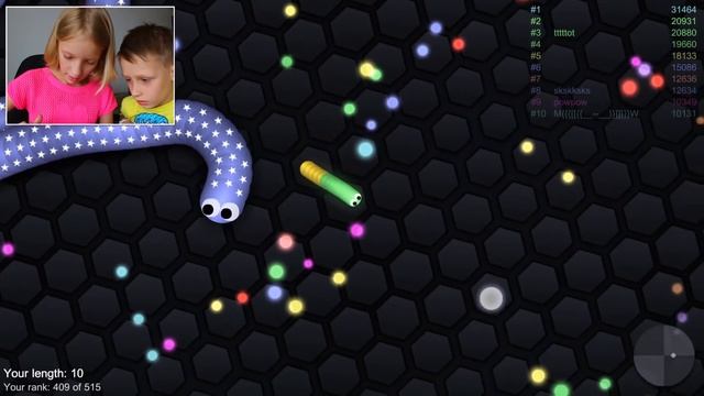 Slither.IO the SNEAKY SNAKE is ADDICTIVE смотреть онлайн