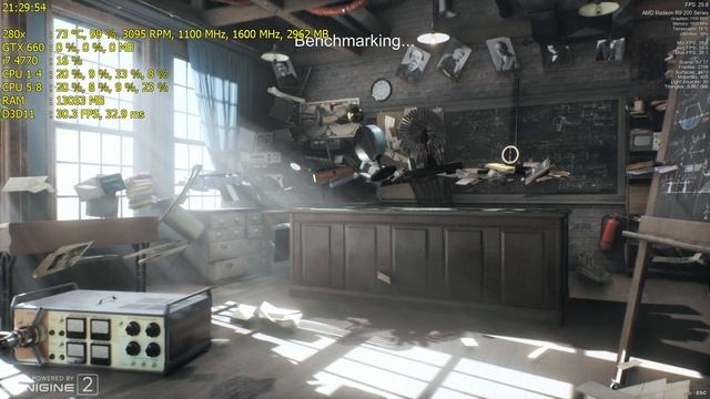 UNIGINE Superposition Benchmark High i7 4770 R9 280x 1080p Windows 10 Creator Update DVR смотреть онлайн