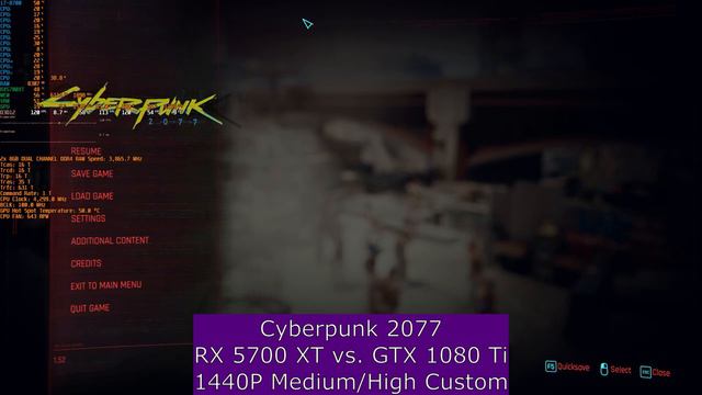 Cyberpunk 2077 - RX 5700 XT vs. GTX 1080 Ti - 1440P MEDIUM HIGH - i7-8700 - Patch 1.52 смотреть онлайн