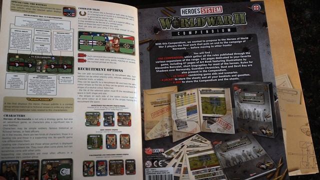 Heroes of Normandie World War 2 'The Compendium' rule book and folder for the Game смотреть онлайн