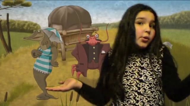 Страна читающая  Дарья Абрамова читает произведение Лебедь Рак и Щука И. А. Крылова