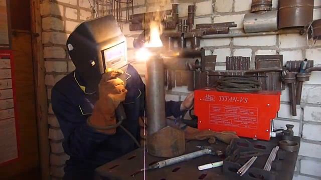 Сварка горизонтального шва нержавеющей трубы смотреть онлайн