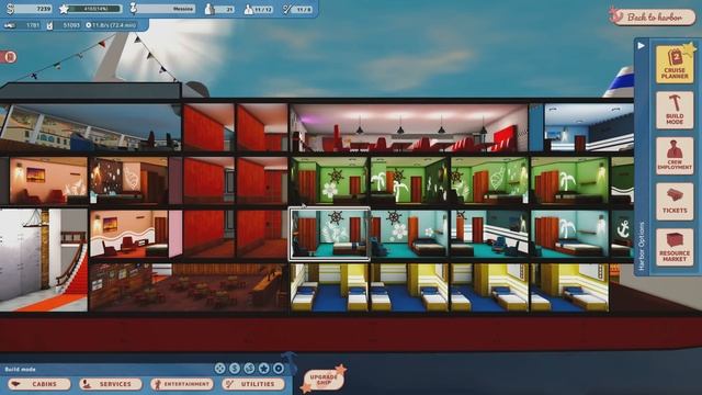 FITNESS ROOM in a BIGGER BOAT! - Cruise Ship Manager - Gameplay 05 смотреть онлайн