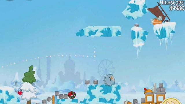 Angry Birds Seasons On Finn Ice 1-3 Walkthrough 3 Star смотреть онлайн