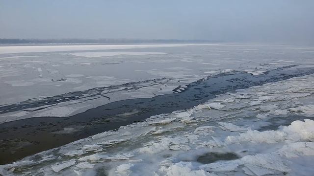 Ледоход на Волге в декабре смотреть онлайн