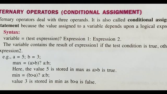 TERNARY OPERATOR in Java|| Java programming || Indo computers|| HINDI смотреть онлайн