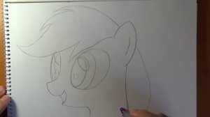 How to draw my little pony Rainbow Dash, Как нарисовать пони, как рисовать пони