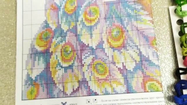 "Во всей красе"! Обзор набора для вышивки крестом от "Чудесной иглы" смотреть онлайн