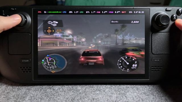 Need For Speed Underground 2 - Steam Deck OLED Playstaion 2 Emulation